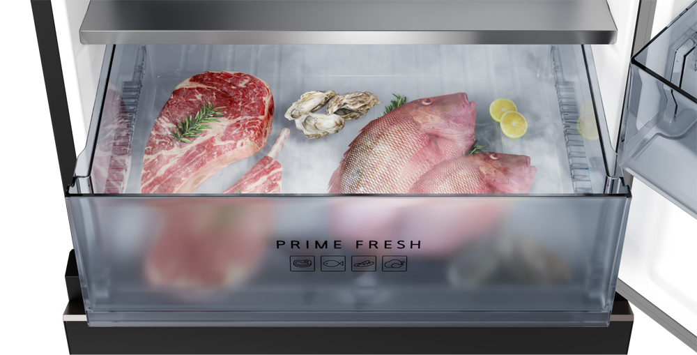 Ngăn đông mềm Prime Fresh+ chuẩn -3 độ C dung tích lớn đến 32L nâng cấp việc dự trữ thực phẩm