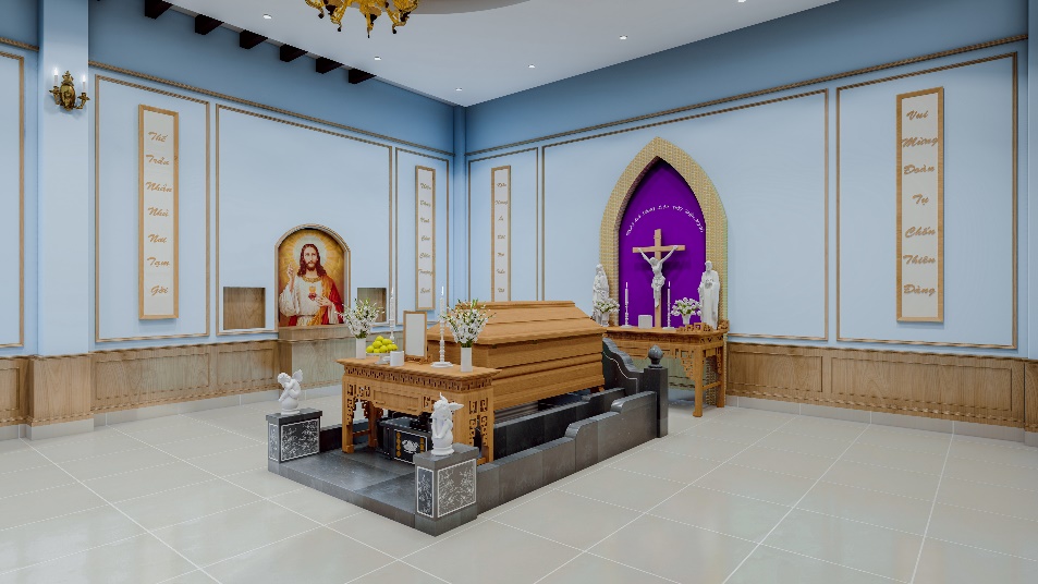 Nhà hành lễ dành cho người Công giáo tại Trung tâm hỏa táng An Lạc Viên.