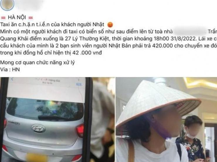 Lời khai của tài xế taxi bị tố ”chặt chém” du khách gấp 10 lần giá cước