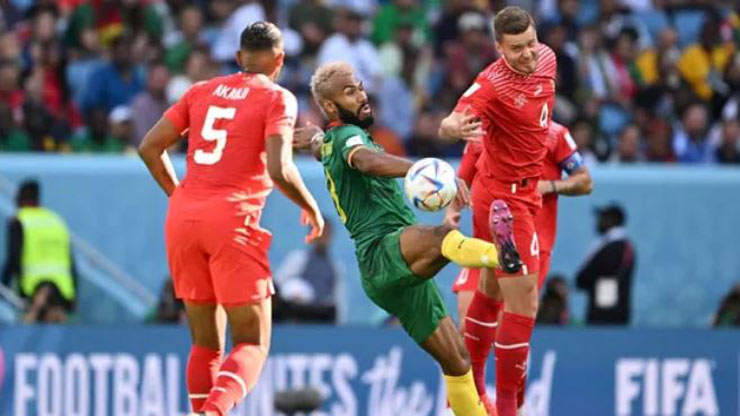 Cameroon đã chơi khá tốt trước đối thủ Thụy Sĩ được đánh giá nhỉnh hơn họ