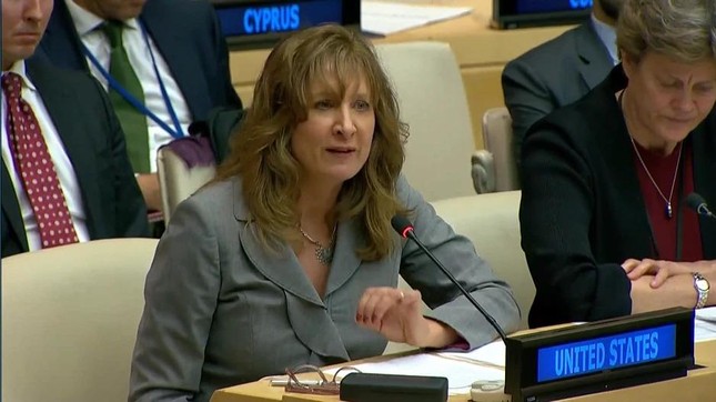 Bà Beth Van Schaack. Ảnh: usun.usmission.gov