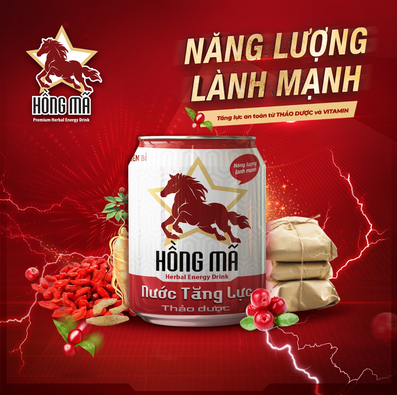 Các thành phần thảo dược giúp Hồng Mã tăng lực lành mạnh, an toàn 