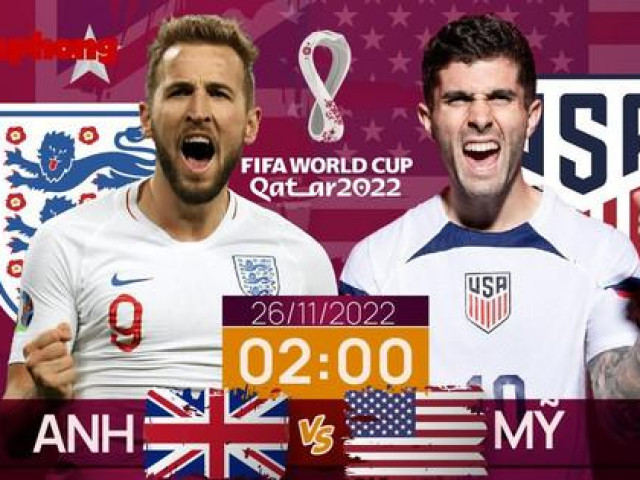 Bóng đá - World Cup 2022: Tương quan trước trận Anh - Mỹ, 2 giờ 26/11