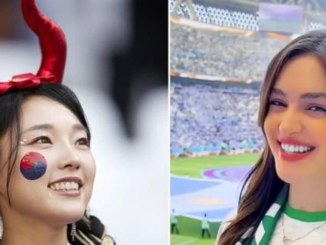 Thế giới - Những bóng hồng xinh tươi trên các khán đài World Cup 2022