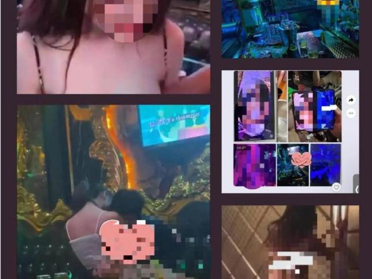 Pháp luật - Nhóm thanh niên nam nữ uống rượu, thoát y trong quán karaoke