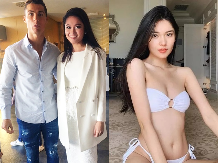 Giải trí - Á hậu Việt Nam được CR7 ôm eo khiến fan "phát hờn" giờ ra sao?