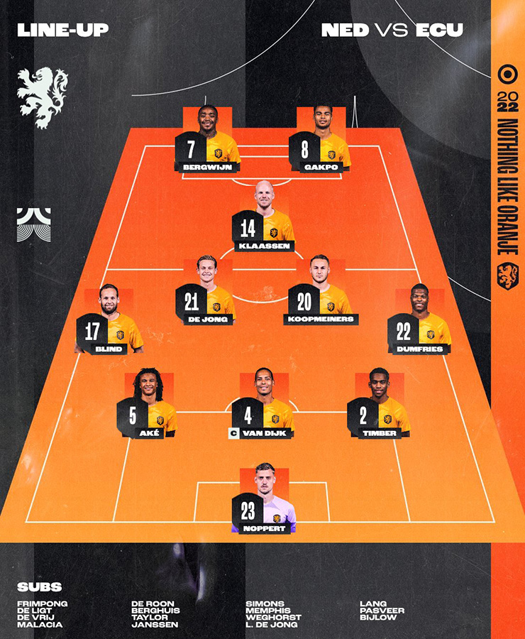 Trực tiếp bóng đá Hà Lan - Ecuador: Nỗ lực bất thành (World Cup) (Hết giờ) - 31