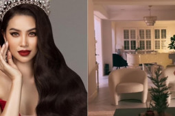 Kinh doanh - Cận cảnh dinh thự tiền tỷ của Hoa hậu Phạm Hương bên Mỹ lúc trang hoàng đón Noel, dân mạng choáng vì quá sang chảnh