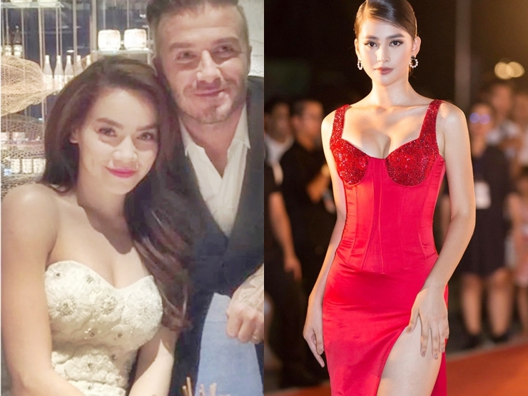 Đời sống Showbiz - Ảnh chụp chung với David Beckham, C.Ronaldo của dàn mỹ nhân Việt khiến MXH "sốt xình xịch"