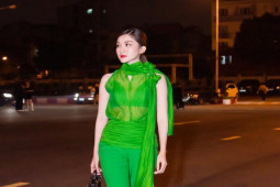 Thời trang - Lương Thanh lần đầu thử xuyên thấu, Huyền My khoe chân dài tít tắp