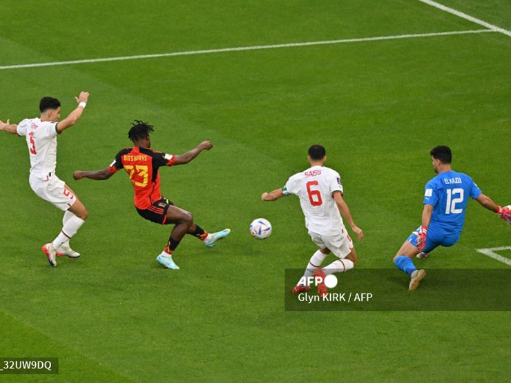 Bóng đá - Trực tiếp bóng đá Bỉ - Morocco: Aboukhlal ấn định tỉ số (World Cup) (Hết giờ)