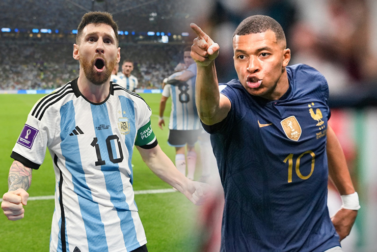 Messi chỉ kém Mbappe 1 bàn tại World Cup 2022