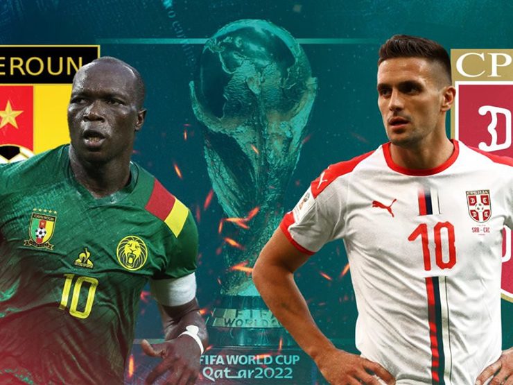 Trực tiếp bóng đá Cameroon - Serbia: Chờ màn đôi công tận hiến (World Cup)