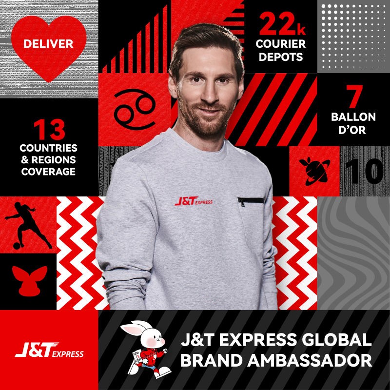 J&T Express chọn Lionel Messi làm Đại sứ thương hiệu toàn cầu
