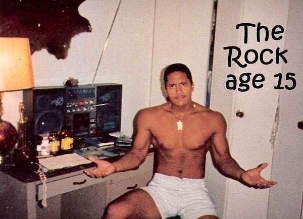 Before becoming the king of bodybuilding, The Rock was so poor that he had to steal chocolates to keep hunger at bay - 7
