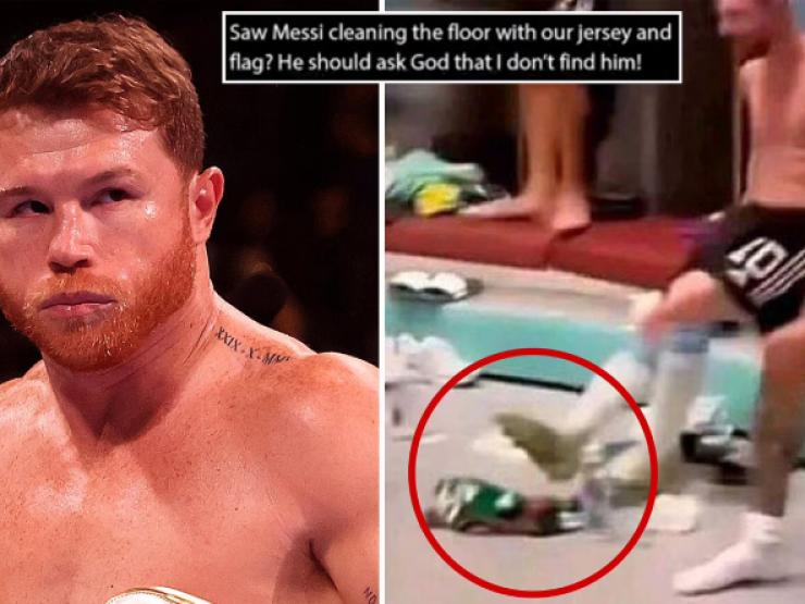 Thể thao - Võ sĩ 365 triệu USD đe dọa Messi, bị 2 SAO bóng đá "tấn công"