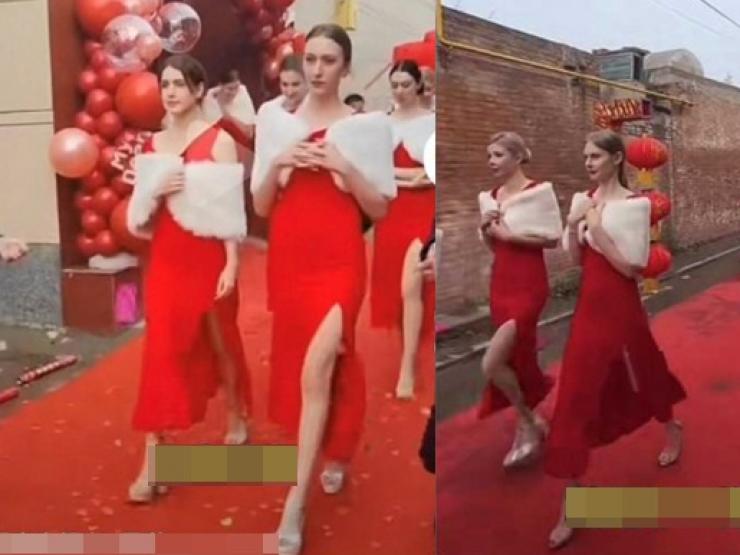Phi thường - kỳ quặc - Nhà gái "tuyển" 8 người mẫu ngoại quốc làm phù dâu trong đám cưới, dân tình đắn đo điều này