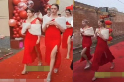 Phi thường - kỳ quặc - Nhà gái "tuyển" 8 người mẫu ngoại quốc làm phù dâu trong đám cưới, dân tình đắn đo điều này