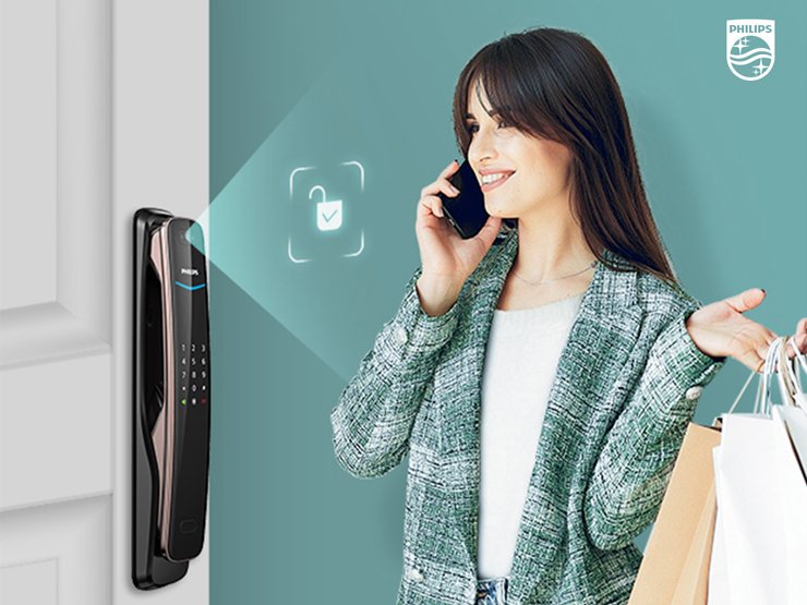Công nghệ mở cửa rảnh tay “0 chạm” tiên tiến nhất trên khoá thông minh Philips DDL702 đáp ứng nhu cầu của người dùng trong nhịp sống bận rộn