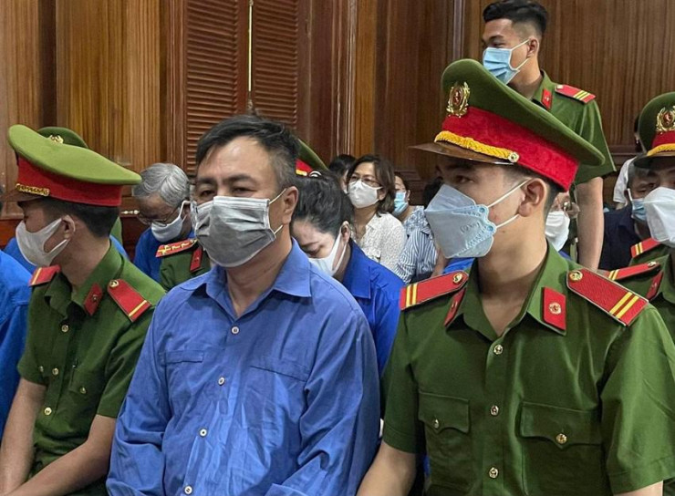 Bị cáo Nguyễn Minh Khải (cựu giám đốc BV Mắt TP.HCM). Ảnh: HOÀNG YẾN