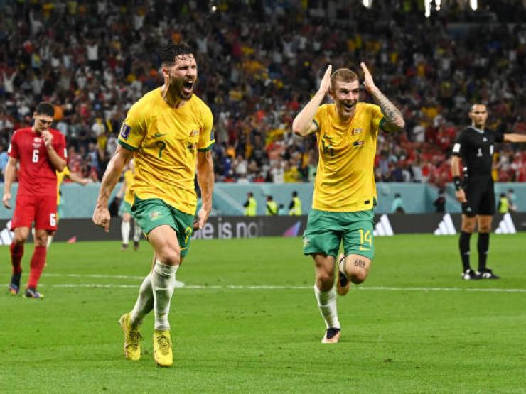 Bóng đá - Video highlight Australia - Đan Mạch: Ngất ngây "bàn thắng vàng", niềm tự hào châu Á