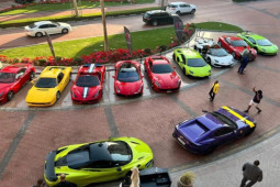 Tin tức ô tô - Choáng ngợp với dàn siêu xe đắt đỏ của hội "con nhà giàu" Qatar