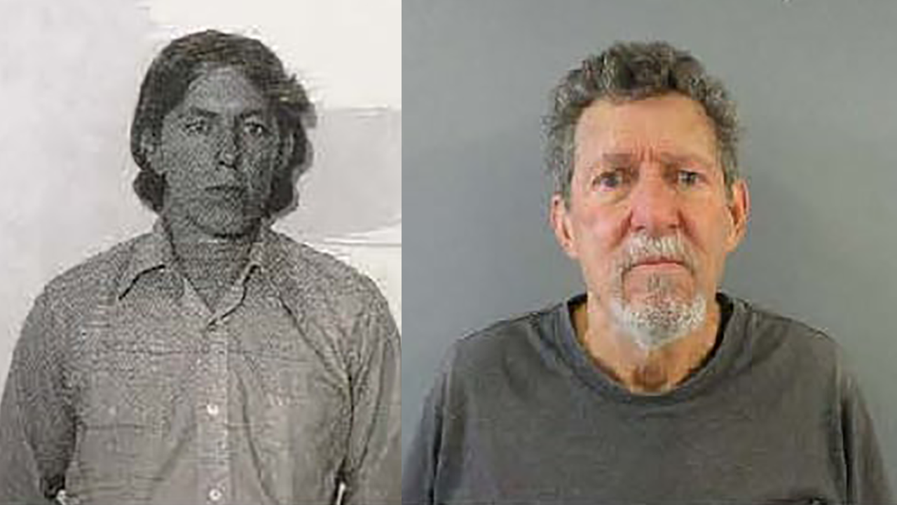 Alan Phillips thời điểm gây tội ác (ảnh trái) và khi bị bắt giữ