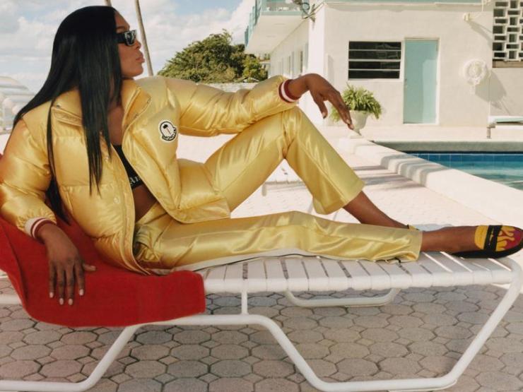 Thời trang - “Báo đen” Naomi Campell hoá thiên thần ăn chơi của Moncler