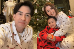 Đan Trường mặc đồ đôi với vợ cũ trong ngày sinh nhật