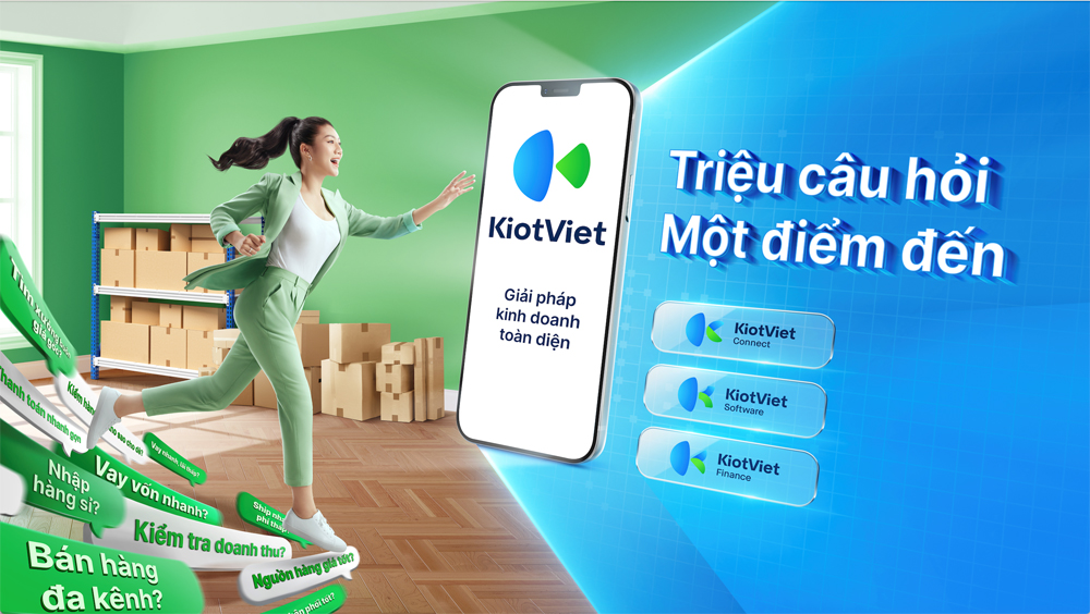 KiotViet đem đến giải pháp kinh doanh toàn diện cho các tiểu thương Việt