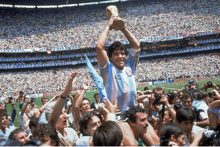 Diego Maradona hỏng một quả penalty trên con đường cùng "Albiceleste" vô địch World Cup 1986 ở Mexico