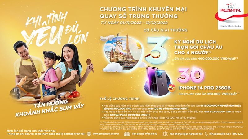 Nhận ngay cơ hội du lịch Châu Âu khi mua bảo hiểm của Prudential - 1