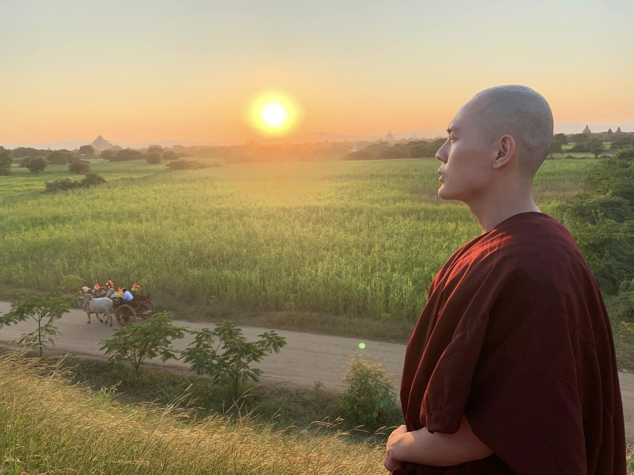 Cháu nuôi Hoài Linh đăng ảnh xuống tóc, xuất gia gieo duyên, MC Đại Nghĩa liền có bình luận này - 2