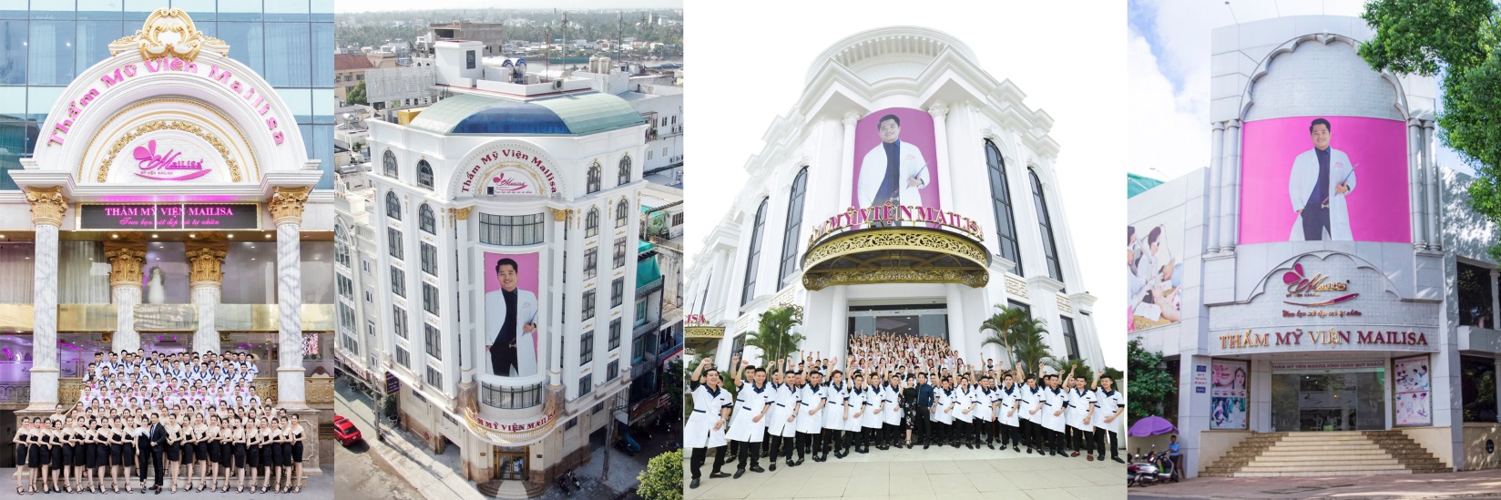 Hiện nay đã có 15 tòa nhà thẩm mỹ viện Mailisa trải dài trên khắp cả nước đều thuộc quyền sở hữu của Tổng giám đốc Mailisa - ông Hoàng Kim Khánh