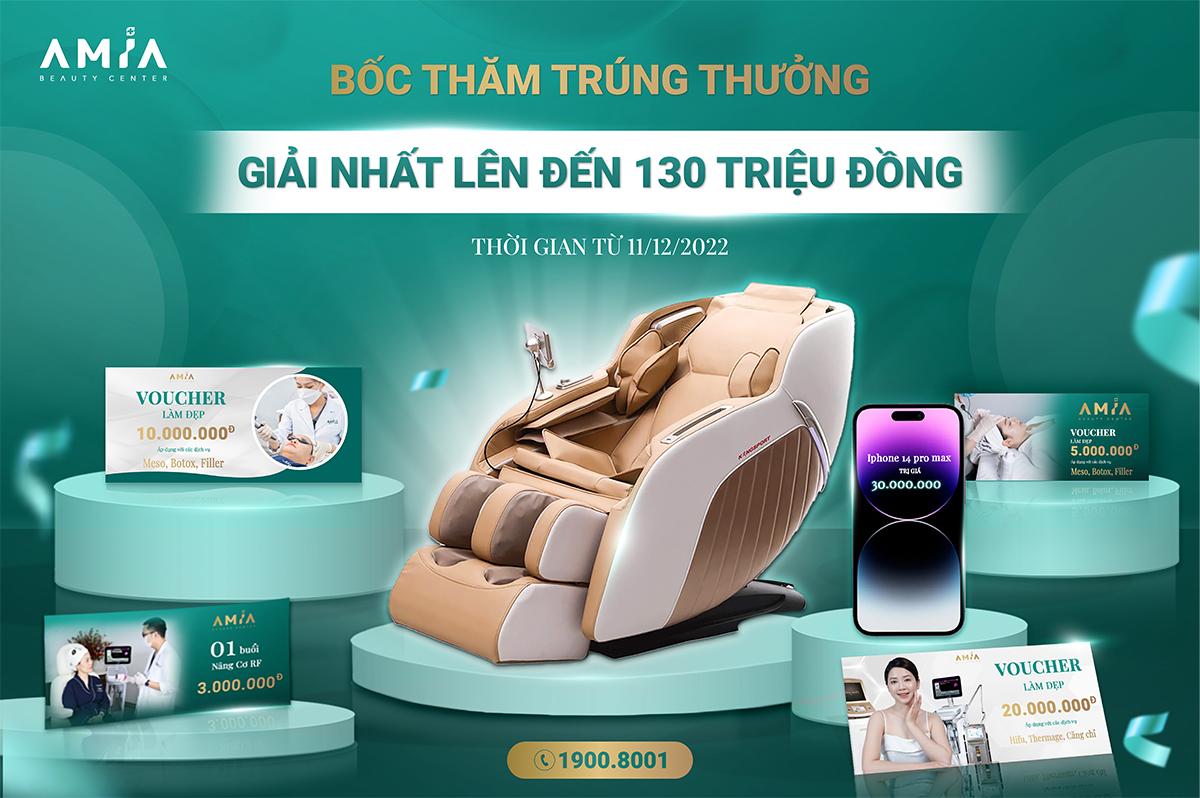 Tham gia khai trương chi nhánh Amia Beauty Center tại Đà Lạt để nhận nhiều quà tặng hấp dẫn