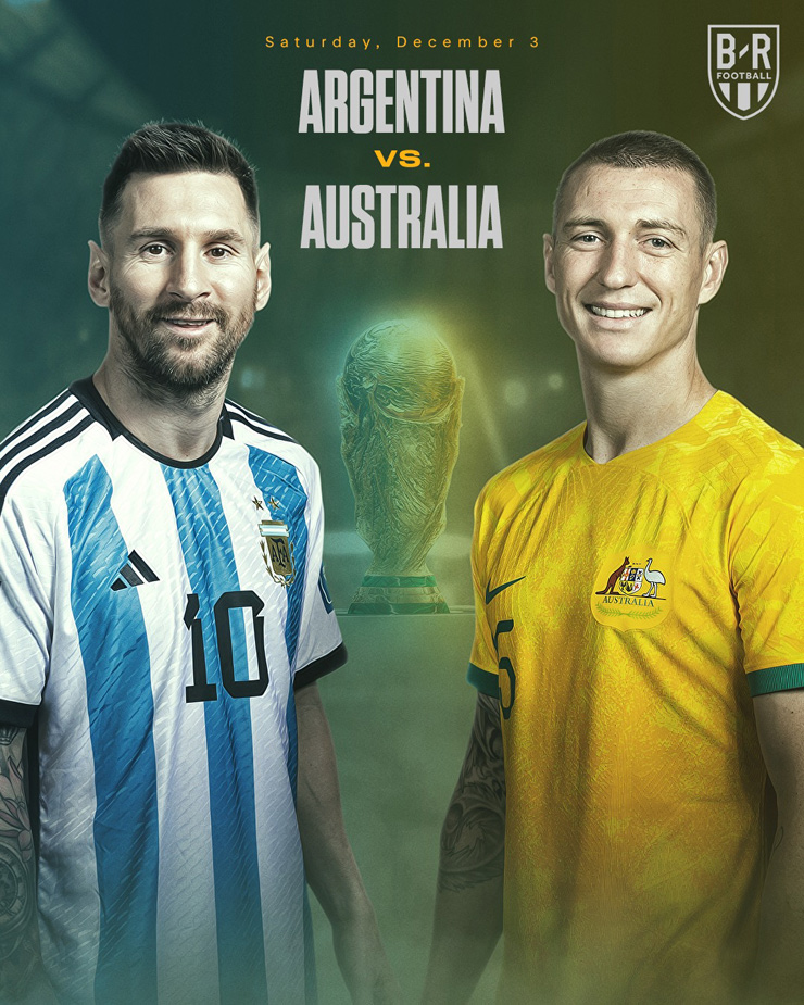 Argentina quyết đấu Australia để tranh vé vào vòng tứ kết World Cup năm nay