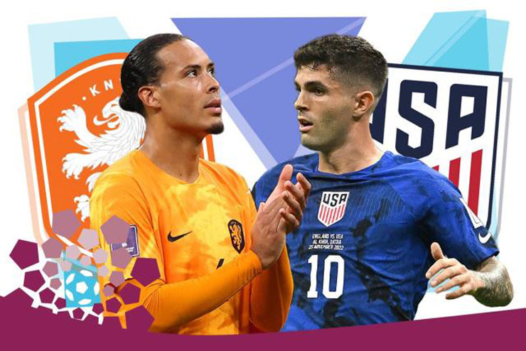 Hà Lan và Mỹ đối đầu nhau để tranh vé đầu tiên vào tứ kết World Cup 2022