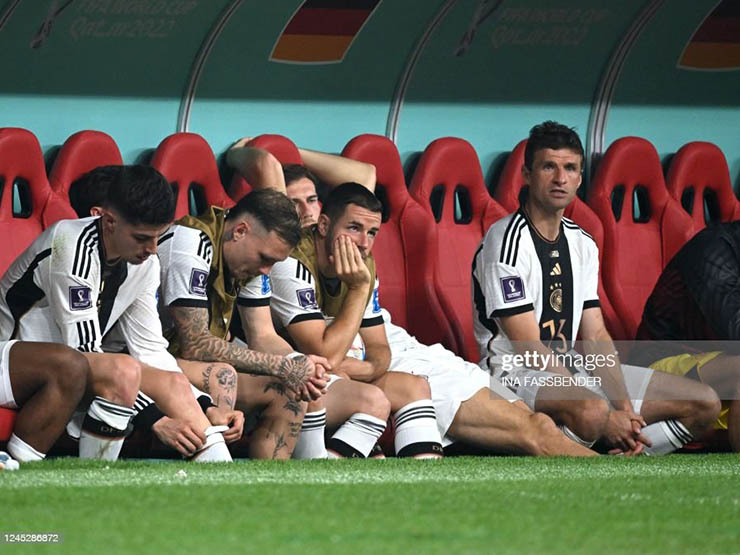 Nỗi buồn khó diễn tả của các cầu thủ tuyển Đức
