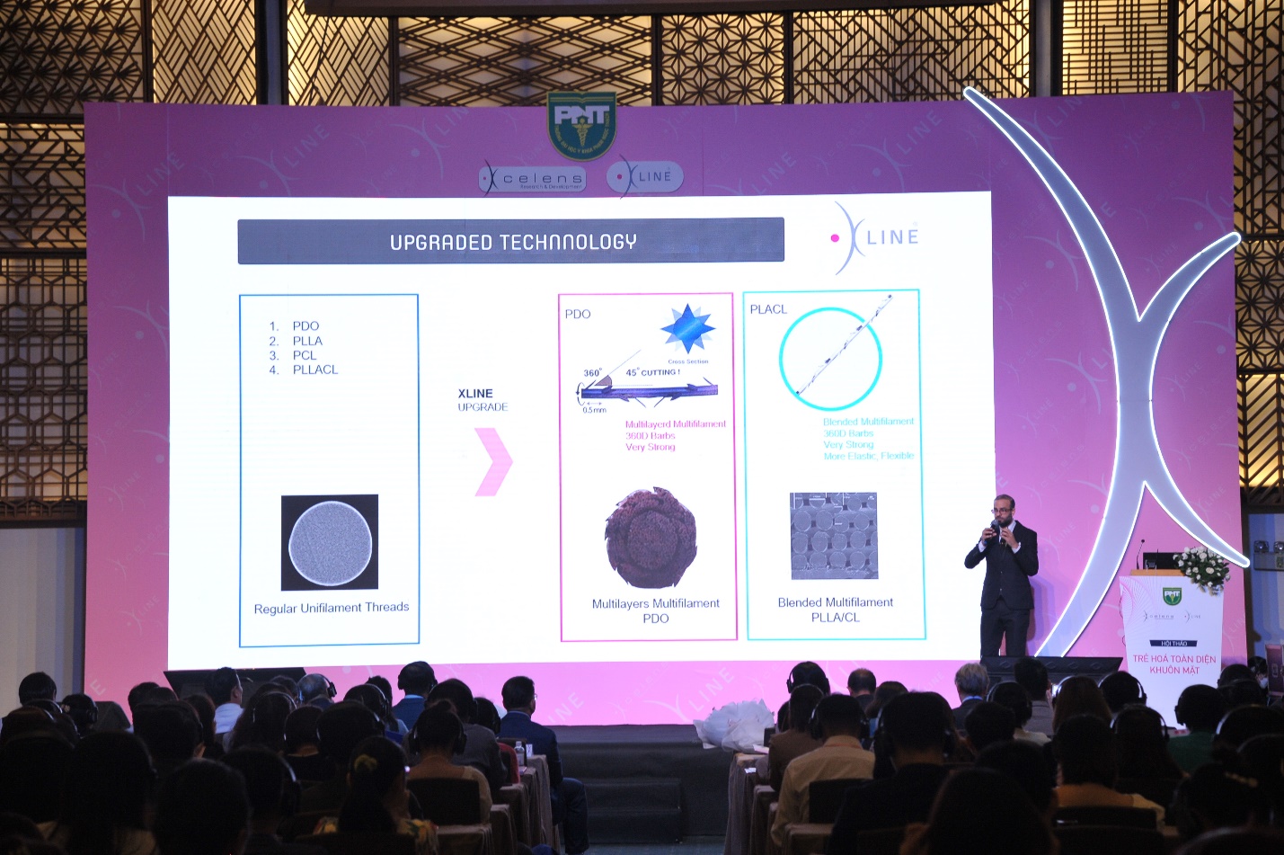 Dr.Ghofran Mahmoud báo cáo tại hội thảo 21/11: Chỉ căng da mặt thế hệ mới và ứng dụng căng da tối ưu trẻ hóa