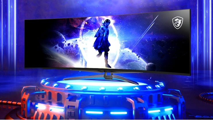 Màn hình cong QD-OLED của MSI sẽ được giới thiệu tại CES 2023.