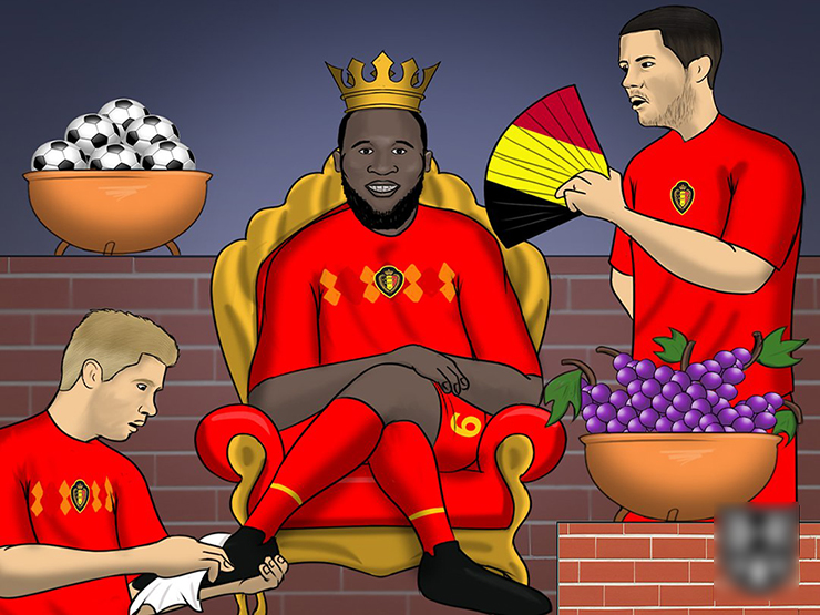Tranh vui - "Quả bóng cười" Lukaku là "người hùng" của ĐT Croatia, tiễn ĐT Bỉ về nước