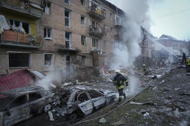 LHQ mở điều tra về các vụ không kích của Nga vào cơ sở hạ tầng của Ukraine. Ảnh: Efrem Lukatsky/AP