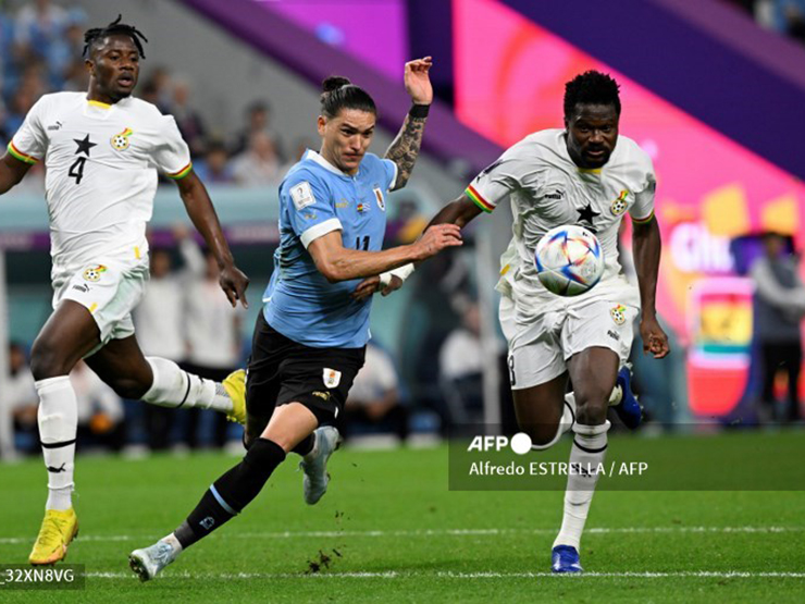 Kết quả bóng đá Ghana - Uruguay: Cú đúp ngôi sao, cay đắng rời giải (World Cup)