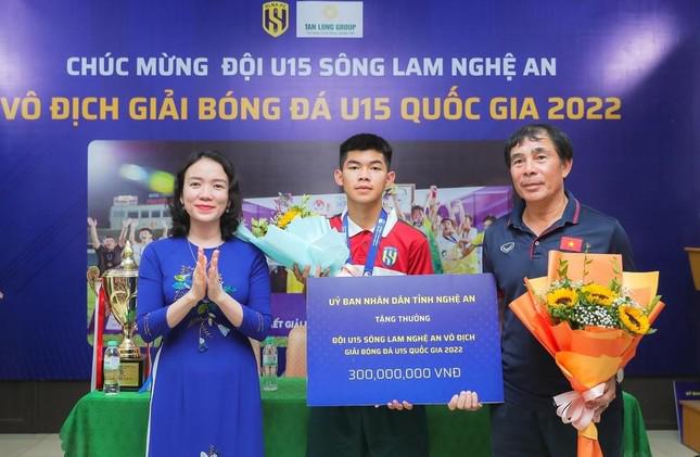 U15 Sông Lam Nghệ An vô địch giải bóng đá U15 Quốc gia năm 2022.