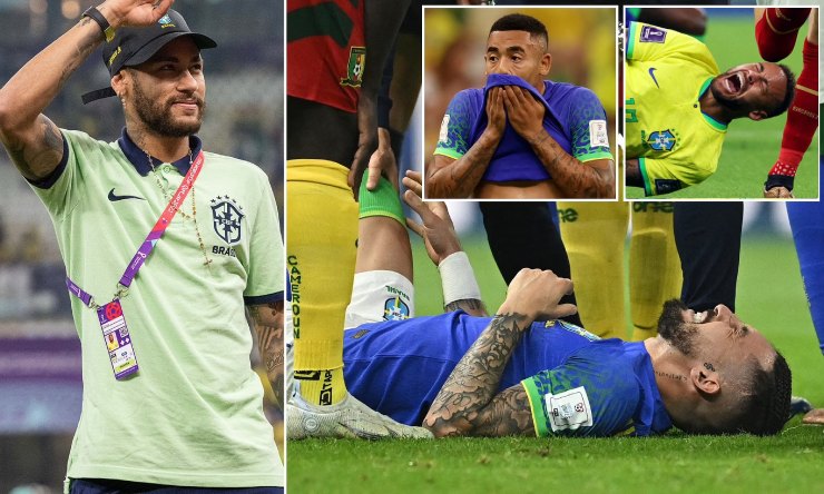 Sau khi Jesus và Telles chia tay World Cup, Brazil lo sợ có thể mất nốt Neymar