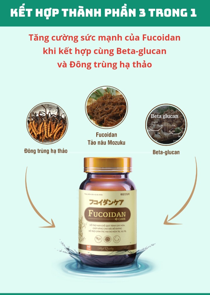 TPBVSK Fucoidan Care chứa hàm lượng fucoidan "hoàn hảo"