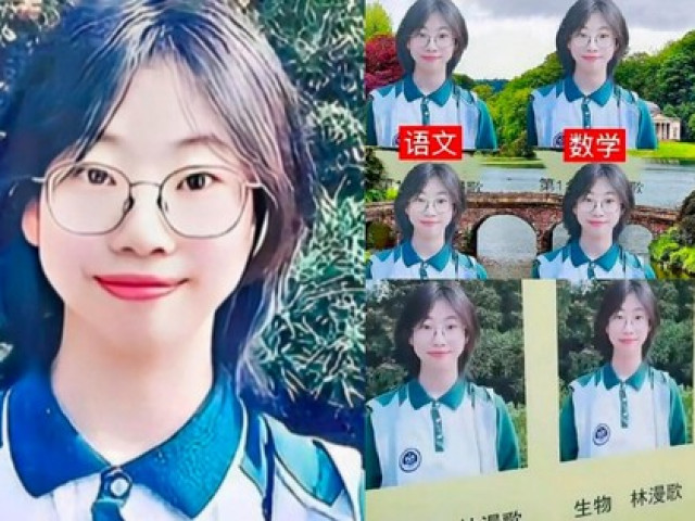 Giáo dục - du học - "Nữ chính" ngôn tình đời thực: Nữ sinh Trung Quốc một mình “độc chiếm” bảng vàng 6 môn học