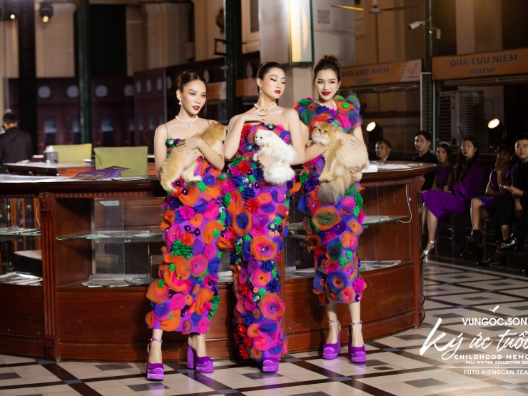 Thời trang - Đỗ Hà, Mai Phương, Lương Thuỳ Linh diễn thời trang trong show của Vũ Ngọc&Son