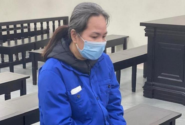 Bị cáo Chinh tại phiên tòa.