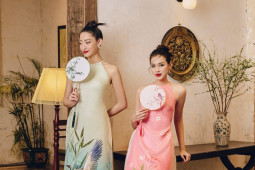 Đỗ Hà, Lương Thùy Linh khoe khí chất sang chảnh khi diện áo dài Tết